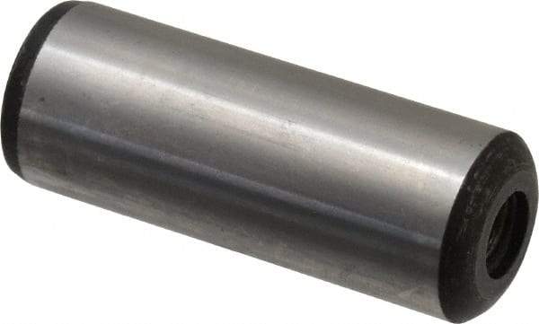 Value Collection - 3/4" Diam x 2" Pin Length Grade 8 Alloy Steel Pull Out Dowel Pin - 1 Rounded & 1 Threaded End - Caliber Tooling