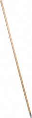 PRO-SOURCE - 60 x 15/16" Wood Handle for Push Brooms - Threaded Connection, Tan - Caliber Tooling