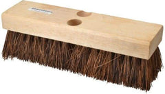 PRO-SOURCE - 2" Bristle Length, Palmyra Scrub Brush - 10" OAL, Tapered Handle, Hardwood Block - Caliber Tooling