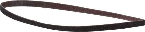 Norton - 1/4" Wide x 12" OAL, 80 Grit, Aluminum Oxide Abrasive Belt - Aluminum Oxide, Medium, Coated, Series R283 - Caliber Tooling