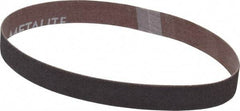 Norton - 3/4" Wide x 18" OAL, 60 Grit, Aluminum Oxide Abrasive Belt - Aluminum Oxide, Medium, Coated, Series R283 - Caliber Tooling