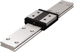 THK - 230mm OAL x 37mm Overall Width x 11mm Overall Height 4 Way HRW Rail - 50mm Between Holes, 4-1/2 x 7-1/2 x 5.3mm Hole Size - Caliber Tooling