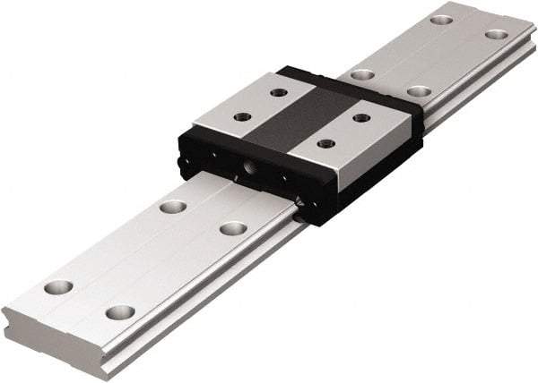 THK - 440mm OAL x 69mm Overall Width x 19mm Overall Height 4 Way SHW Rail - 80mm Between Holes, 7 x 11 x 9mm Hole Size - Caliber Tooling