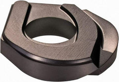 Iscar - HCRD.75 QF Grade IC908 Carbide Milling Insert - TiAlN Finish, 0.183" Thick, 3/4" Inscribed Circle, 3/8" Corner Radius - Caliber Tooling