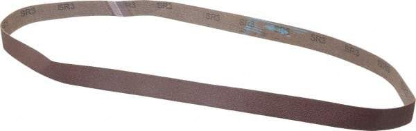 3M - 1" Wide x 48" OAL, 80 Grit, Aluminum Oxide Abrasive Belt - Aluminum Oxide, Medium, Coated, X Weighted Cloth Backing, Series 341D - Caliber Tooling