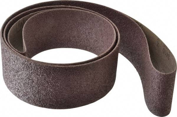 3M - 3" Wide x 120" OAL, 36 Grit, Aluminum Oxide Abrasive Belt - Aluminum Oxide, Very Coarse, Coated, X Weighted Cloth Backing, Series 341D - Caliber Tooling