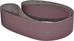 3M - 3" Wide x 60" OAL, 120 Grit, Aluminum Oxide Abrasive Belt - Aluminum Oxide, Fine, Coated, X Weighted Cloth Backing, Series 241D - Caliber Tooling