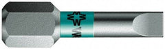 Wera - T30 Torx Bit - 1/4" Hex Drive, 1" OAL - Caliber Tooling