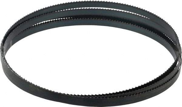 Starrett - 6 TPI, 12' 6" Long x 1/2" Wide x 0.025" Thick, Welded Band Saw Blade - Carbon Steel, Toothed Edge, Raker Tooth Set, Flexible Back, Contour Cutting - Caliber Tooling