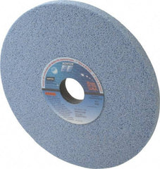 Norton - 8" Diam x 1-1/4" Hole x 1/2" Thick, H Hardness, 46 Grit Surface Grinding Wheel - Ceramic, Type 1, Coarse Grade, 3,600 Max RPM, Vitrified Bond, No Recess - Caliber Tooling