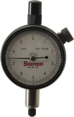 Starrett - 0.025" Range, 0-10 Dial Reading, 0.0001" Graduation Dial Drop Indicator - 1-11/16" Dial, 0.01" Range per Revolution - Caliber Tooling