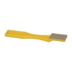 3M - 1-1/2" OAL Very Fine Sharpener Diamond File - 3/4" Wide, 1-1/2 LOC, Yellow - Caliber Tooling