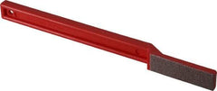 3M - 1-3/4" OAL Very Fine Sharpener Diamond File - 1/2" Wide, 1-3/4 LOC, Red - Caliber Tooling