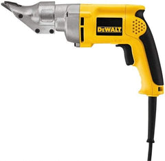 DeWALT - 2,500 SPM, 120 Volt, Pistol Grip Handle, Handheld Electric Shear - 18 Gauge (Mild Steel) & 20 Gauge (Stainless Steel) Cutting Capacity - Caliber Tooling