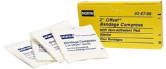 North - 2" Long x 2" Wide, General Purpose Compress - White, Compress Offset, Gauze Bandage - Caliber Tooling