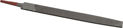 Simonds File - 8" Long, Smooth Cut, Flat American-Pattern File - Double Cut, Tang - Caliber Tooling