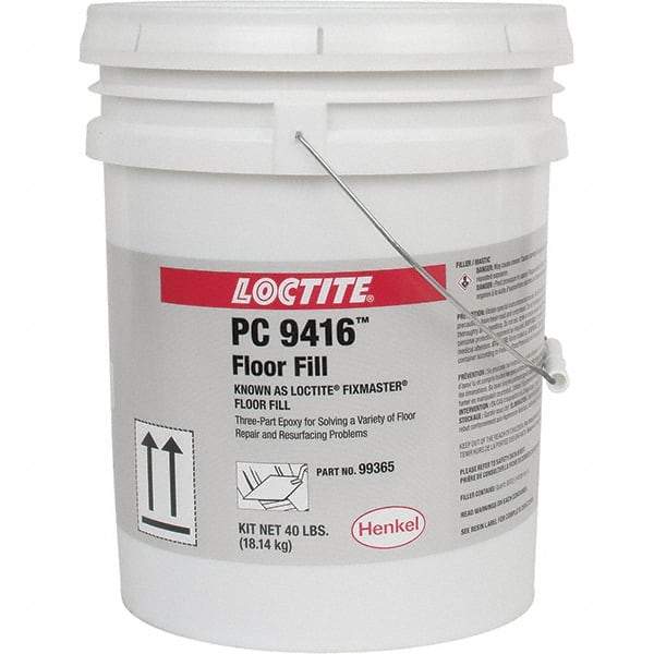 Loctite - 40 Lb Kit Gray Epoxy Resin Filler/Repair Caulk - -20 to 225°F Operating Temp, 6 min Tack Free Dry Time, 24 hr Full Cure Time, Series 135 - Caliber Tooling