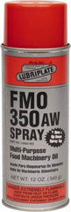 Lubriplate - 9.5 oz Aerosol Mineral Multi-Purpose Oil - SAE 20, ISO 68, 65 cSt at 40°C & 9 cSt at 100°C, Food Grade - Caliber Tooling