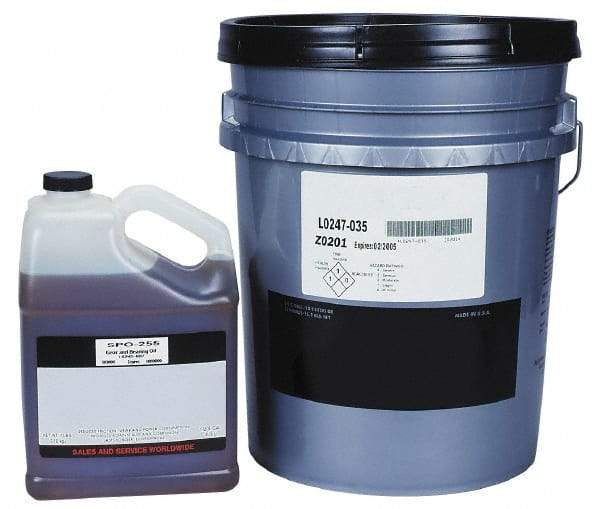 Lubriplate - 5 Gal Pail, Mineral Gear Oil - 148 SUS Viscosity at 210°F, 2260 SUS Viscosity at 100°F, ISO 460 - Caliber Tooling