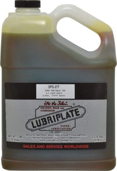 Lubriplate - 1 Gal Bottle, Mineral Gear Oil - 148 SUS Viscosity at 210°F, 2260 SUS Viscosity at 100°F, ISO 460 - Caliber Tooling