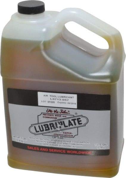 Lubriplate - 1 Gal Bottle, ISO 32, Air Tool Oil - 147 Viscosity (SUS) at 100°F, 44 Viscosity (SUS) at 210°F - Caliber Tooling