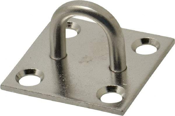 Value Collection - 0.813" High x 1.5" Wide x 1.5" Long Hasp Staple - 302/304 Stainless Steel, 0.075" Thick - Caliber Tooling