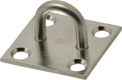 Value Collection - 0.813" High x 1.5" Wide x 1.5" Long Hasp Staple - 302/304 Stainless Steel, 0.075" Thick - Caliber Tooling