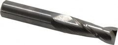 M.A. Ford - 3/8", 2 Flute, Single End, Solid Carbide, 0.015" Corner Radius End Mill - 2-1/2" OAL, 30° Helix, Right Hand Flute, 1" LOC, Right Hand Cut - Caliber Tooling