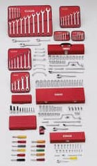 Proto - 194 Piece 1/4, 3/8 & 1/2" Drive Master Tool Set - Tools Only - Caliber Tooling