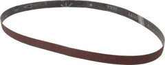 Tru-Maxx - 1" Wide x 42" OAL, 180 Grit, Aluminum Oxide Abrasive Belt - Aluminum Oxide, Very Fine, Coated, X Weighted Cloth Backing - Caliber Tooling