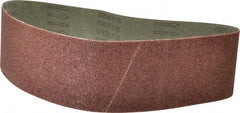 Tru-Maxx - 4" Wide x 36" OAL, 36 Grit, Aluminum Oxide Abrasive Belt - Aluminum Oxide, Very Coarse, Coated, X Weighted Cloth Backing - Caliber Tooling