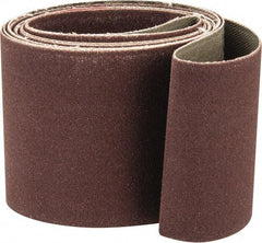 Tru-Maxx - 2" Wide x 48" OAL, 220 Grit, Aluminum Oxide Abrasive Belt - Aluminum Oxide, Very Fine, Coated, X Weighted Cloth Backing - Caliber Tooling