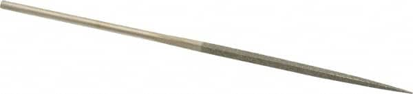 Value Collection - 5-1/2" OAL Fine Square Needle Diamond File - 3/32" Wide x 3/32" Thick, 2-3/4 LOC - Caliber Tooling