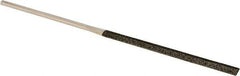 Value Collection - 5-1/2" OAL Fine Triangular Needle Diamond File - 11/64" Wide x 5/64" Thick, 2-3/4 LOC - Caliber Tooling