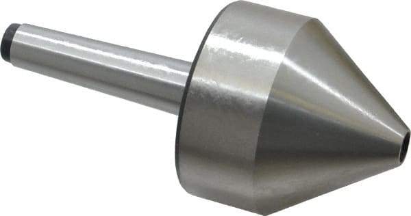 Interstate - MT2 Taper Shank, 2.48" Head Diam Live Center - 2.48" Head Length, 0.46" Point Diam, 1.42" Point Len, 396.83 Lb Max Workpc, 5.35" OAL, Bull Nose Point - Caliber Tooling