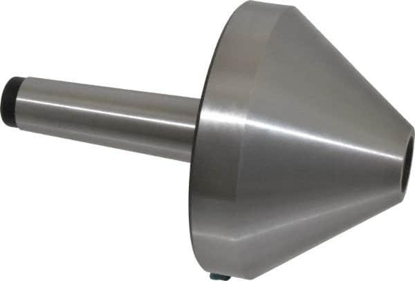 Interstate - MT4 Taper Shank, 5.04" Head Diam Live Center - 3.27" Head Length, 1.38" Point Diam, 2.44" Point Len, 1,433 Lb Max Workpc, 7.6" OAL, Bull Nose Point - Caliber Tooling