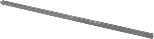 Mitee-Bite - 20" OAL 1/2" Width, Aluminum, Wedge Clamp Stock - Channel Shaped - Caliber Tooling