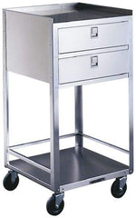 Made in USA - 16-3/4 Inches Wide x 37-1/4 Inches High x 18-3/4 Inches Deep Portable Mobile Equipment Stand - 300 Lbs. Load Capacity, 17-1/8 Inch Shelf Clearance - Caliber Tooling