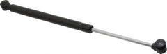 Value Collection - 0.32" Rod Diam, 0.75" Tube Diam, 20 Lb Capacity, Fixed Force Gas Spring - 15.25" Extended Length, 5" Stroke Length, Plastic Ball Socket, Black Nitride Piston - Caliber Tooling