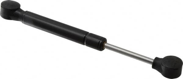 Value Collection - 0.24" Rod Diam, 0.59" Tube Diam, 60 Lb Capacity, Fixed Force Gas Spring - 7.5" Extended Length, 2" Stroke Length, Plastic Ball Socket, Black Nitride Piston - Caliber Tooling