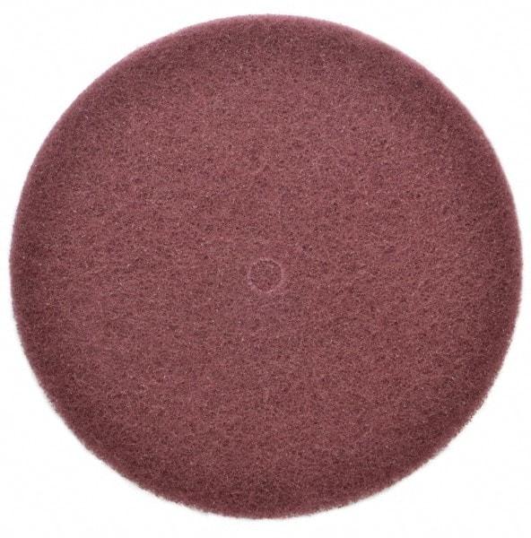 3M - 8" Very Fine Grade Aluminum Oxide Deburring Disc - 1/2" Center Hole, Arbor Connection, Maroon, 3,000 Max RPM - Caliber Tooling