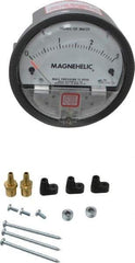 Dwyer - 15 Max psi, 2% Accuracy, NPT Thread Air Filter Kit - 1/8 Inch Thread, 3 Inch Water Column, 140°F Max - Caliber Tooling