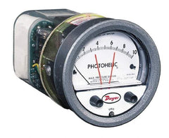 Dwyer - 35 Max psi, 2% Accuracy, NPT Thread Photohelic Pressure Switch - 1/8 Inch Thread, 15 Maximum PSI, 120°F Max - Caliber Tooling