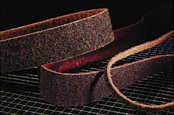 Superior Abrasives - 3" Wide x 132" OAL, Aluminum Oxide Abrasive Belt - Aluminum Oxide, Very Fine, Nonwoven - Caliber Tooling