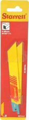 Starrett - 6" Long x 3/4" Thick, Bi-Metal Reciprocating Saw Blade - Straight Profile, 14 TPI, Toothed Edge, Universal Shank - Caliber Tooling