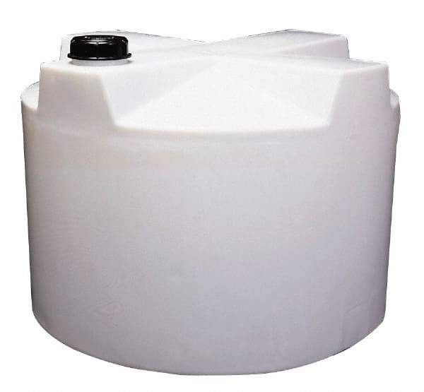 Made in USA - 65 Gallon Cylindrical Polyethylene Closed Top Tank - 42" High x 23" Diam - Caliber Tooling