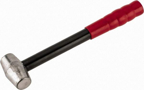 No-Mar - 2 Lb Head 1-1/8" Face Lead Hammer - Vinyl Handle - Caliber Tooling