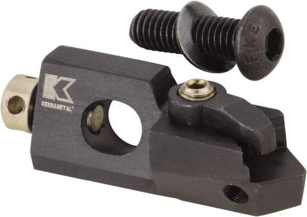 Kennametal - Series Kendex, Left Hand, CSSP Toolholder Compatibility, SP.. Insert Compatibility, Indexable Turning Cartridge - Clamp Holding Method, 6.1mm Max Depth of Cut, 44mm OAL x 10mm OAW x 14.75mm OAH - Caliber Tooling