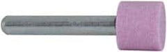 Grier Abrasives - 5/8 x 1/2" Head Diam x Thickness, W194, Cylinder, Aluminum Oxide Mounted Point - Caliber Tooling