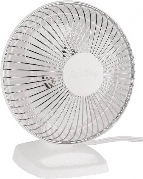 Air King - 6" Blade, 191 Max CFM, Desk Fan - 0.19/0.14 Amps, 120 Volts, 2 Speed - Caliber Tooling